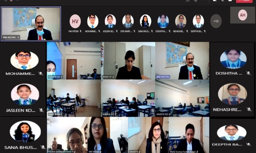 Online orientation programme at NMS, Bahrain