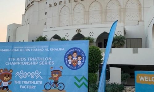 Day of thrills at Bahrain’s Kids Triathlon Championship