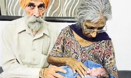 70-year-olds become first-time parents