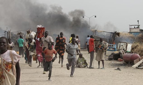 Seven killed in South Sudan gun battles in UN base sheltering civilians