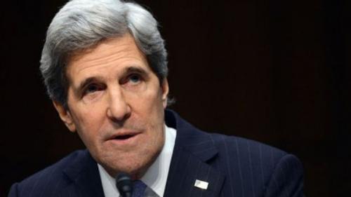 Kerry in Tajikistan for talks on Afghan border threat