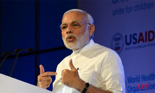 After two years, India's Modi says huge task ahead