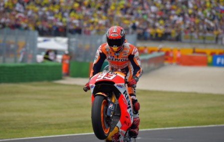 Marquez wins thrilling San Marino GP