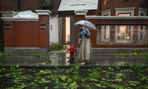 Shanghai hit by second typhoon days after historic storm