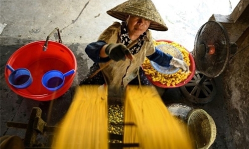Keeping the thread alive at a Vietnam silk village