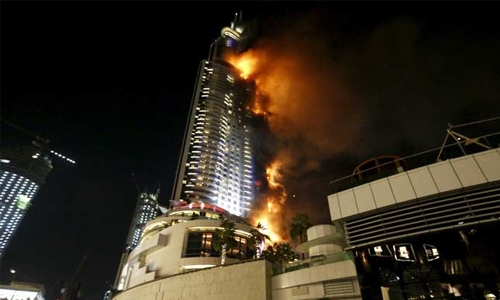 16 Injured as Huge Fire Erupts At Dubai Hotel Ahead Of New Year Celebrations