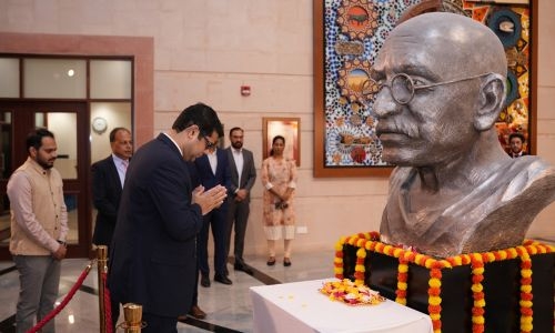 Embassy of India commemorates Gandhi Jayanti to promote peace