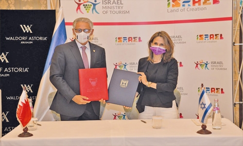 Bahrain and Israel sign MoU in tourism