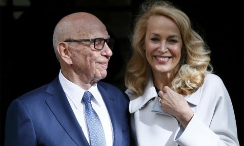 Rupert Murdoch marries ex-model Jerry Hall