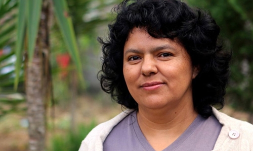 Honduran environmentalist Berta Caceres murdered