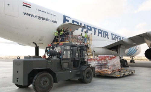 First Gaza-bound Bahraini aid shipment arrives in Egypt