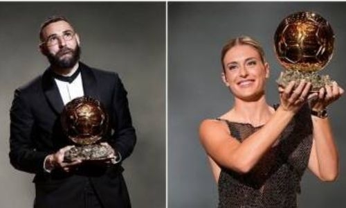 Karim Benzema and Alexia Putellas win Ballon d’Or awards