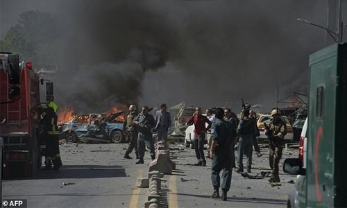 Global outrage after 'barbaric' Kabul truck bomb kills 90