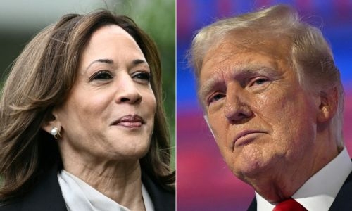 Trump, Harris hone attack lines as US election 100-day mark arrives