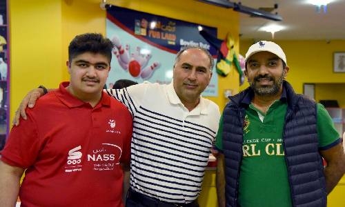 Taqi, Sameer win daily high series prizes in Funland Ramadan bowling