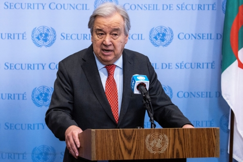 UN Secretary-General Welcomes Ceasefire and Hostage Release Agreement in Gaza