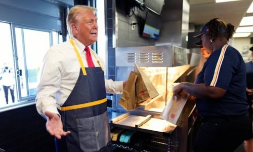 ‘I love salt!’: Trump holds photo op at McDonald’s