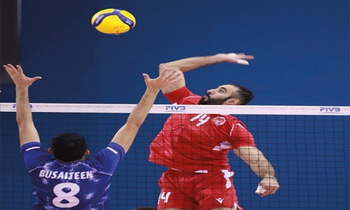 Muharraq beat Busaiteen to begin volleyball title-defence