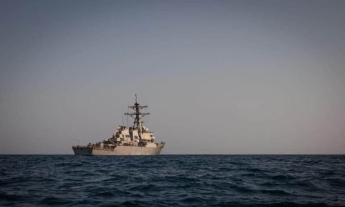 US warship downs incoming missile fired from Yemen