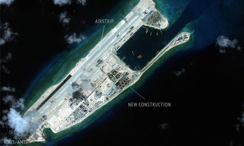 China slams US warship sail-by near artificial islands