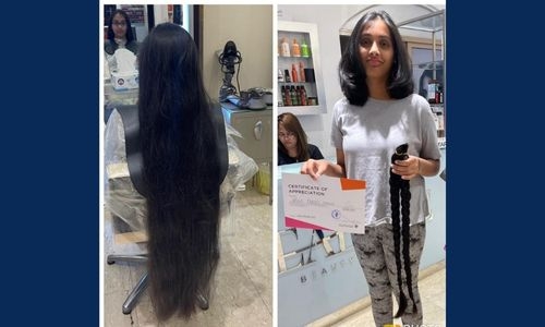 13-year-old Bahrain resident donates hair to cancer charity