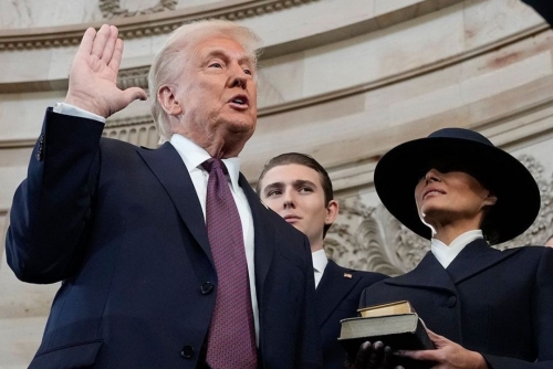 Donald J. Trump Sworn In as 47th President of the United States