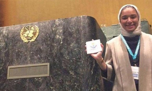 Saudi female student chosen as UN youth ambassador