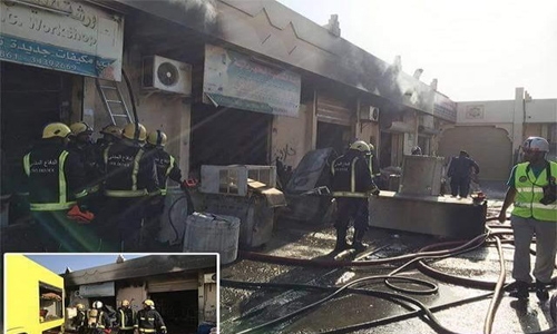 Fire plucks 5 workshops in Hamad Town