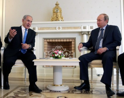 Netanyahu meets Putin in Moscow over Syria worries