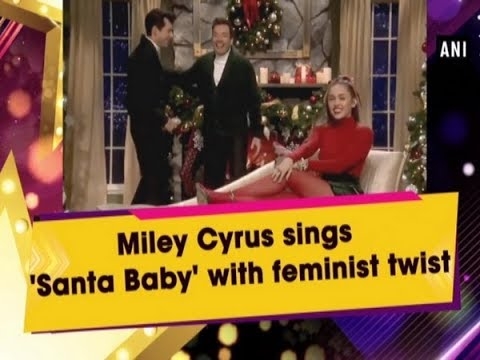 Miley Cyrus gave a feminist twist to classic Christmas songs and ladies, that’s all you would want to croon this festival. 