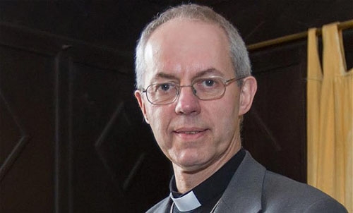 Archbishop of Canterbury son of Churchill's private secretary?