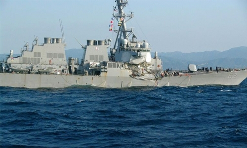 Seven US Navy crew missing, commander hurt in crash off Japan