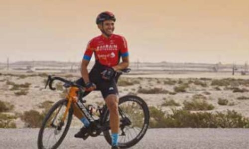 Ahmed Madan gears up to participate with Team Bahrain Victorious in Tour of Hungary