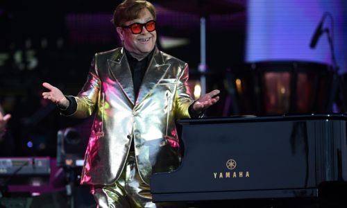 'Emotional' Elton John closes out Glastonbury festival