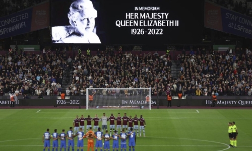 British sports hold day of mourning for Queen Elizabeth II