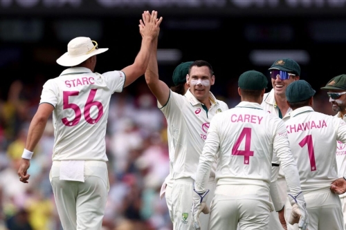 Australia in charge as Boland rips through Rohit-less India