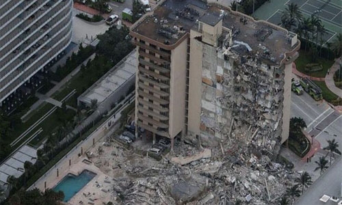 One dead, 99 unaccounted for after building collapses in Florida