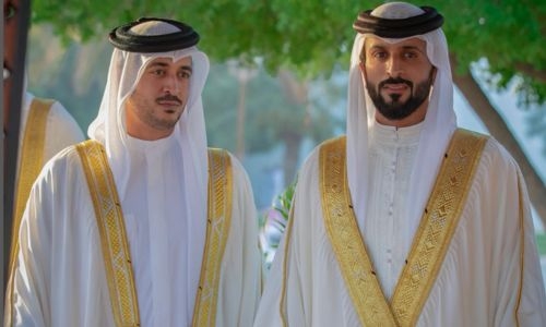 HH Shaikh Nasser congratulates HH Shaikh Khalid on Bahrain’s gold medal