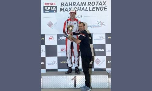 Bahrain motor racing sensation Lewis aims for Bahrain Rotax MAX Challenge