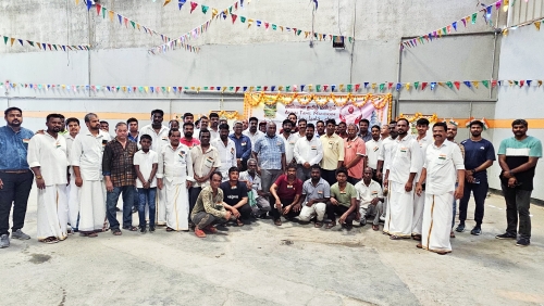 Annai Tamil Mandram celebrated 78th Independence Day with workers in Bahrain.