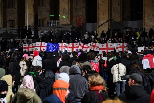 Georgia PM says ‘won battle’ with pro-EU protesters as crisis deepens