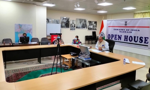 Indian Embassy Bahrain holds virtual open house