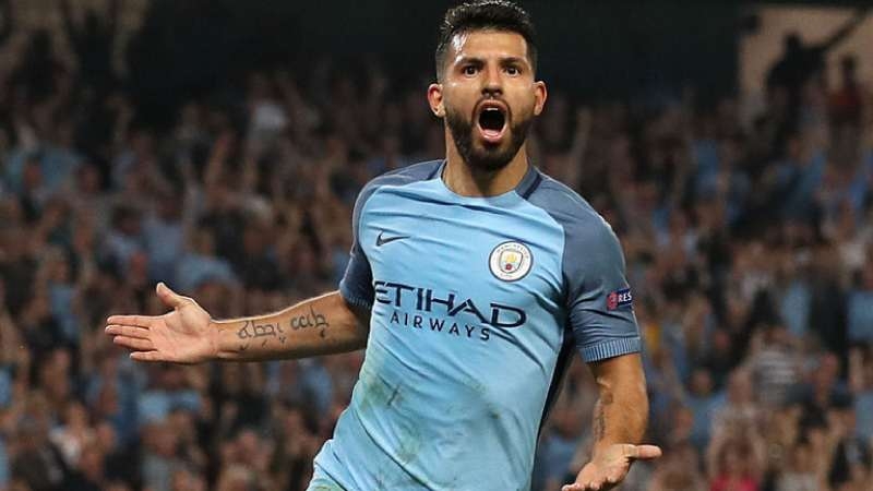 Aguero bags treble as City beat Huddersfield