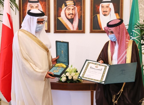 Foreign Minister receives prestigious Saudi honour