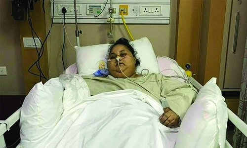 'World's heaviest woman' leaves Indian hospital after surgery