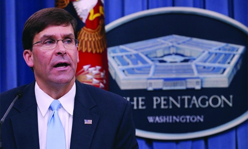 Esper new Pentagon chief