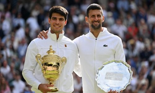 Alcaraz overpowers Djokovic to retain Wimbledon title