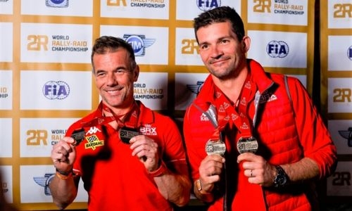 Loeb powers Bahrain Raid Extreme to Dakar Rally record with sixth straight stage victory