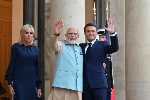 Indian PM Modi honoured for France's Bastille Day in shadow of riots