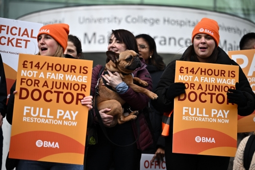 Doctors walk out in UK health service's biggest strike